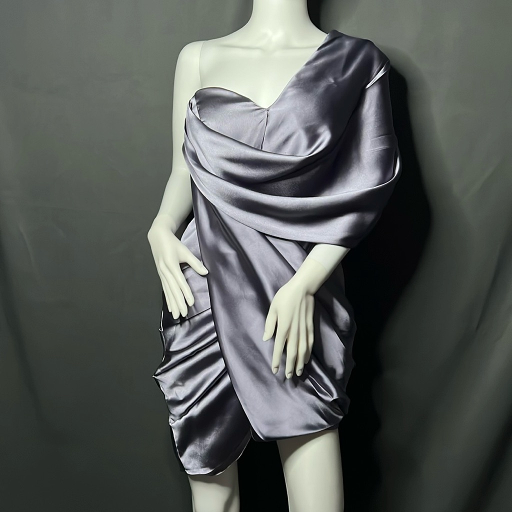 Asos - 10 - Nwot Lavender Asymmetrical Mini Dress